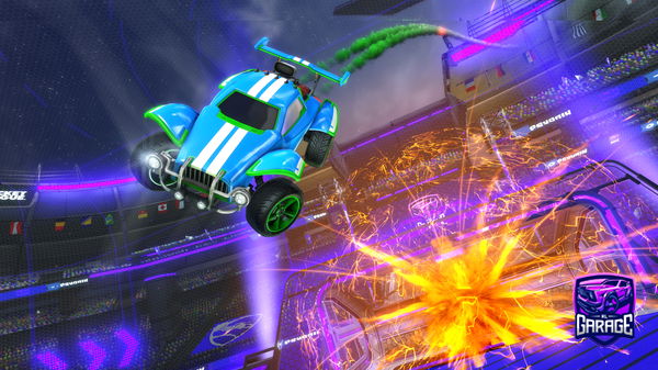 A Rocket League car design from Jajabinks123