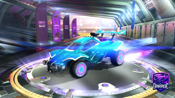 A Rocket League car design from IwantZombas77