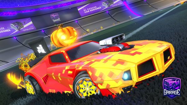 A Rocket League car design from reeree33333