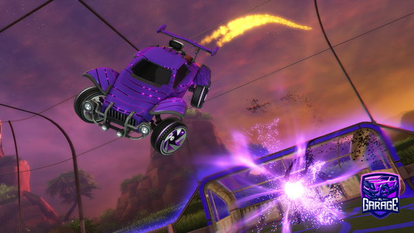 A Rocket League car design from Ntr0