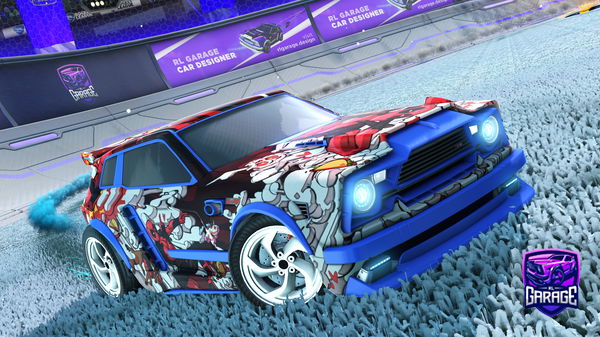 A Rocket League car design from McBigTony