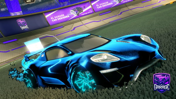 A Rocket League car design from PRPLTelliks