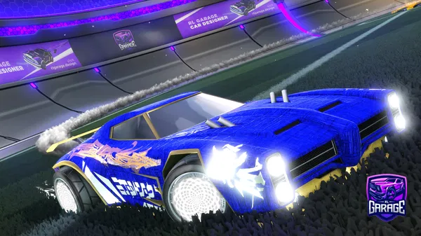 A Rocket League car design from Green1377ismyps