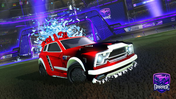 A Rocket League car design from thunderboy2708