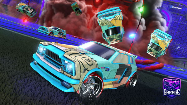 A Rocket League car design from Sniixne