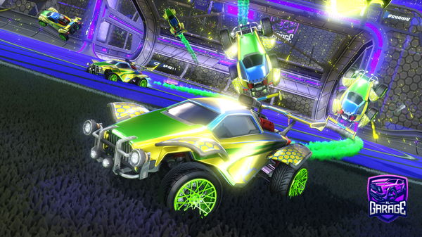 A Rocket League car design from vozify-rl
