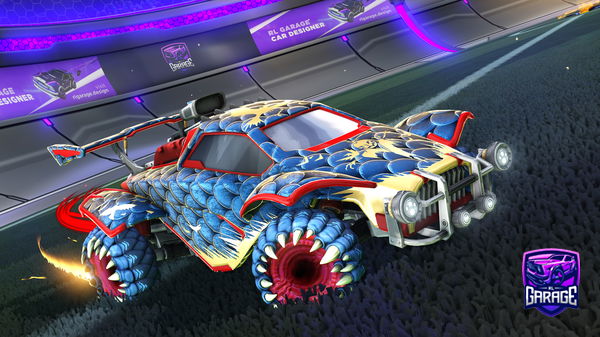 A Rocket League car design from EmergNC