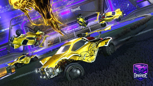 A Rocket League car design from LumaNight