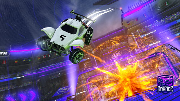 A Rocket League car design from Papa_dragon69420
