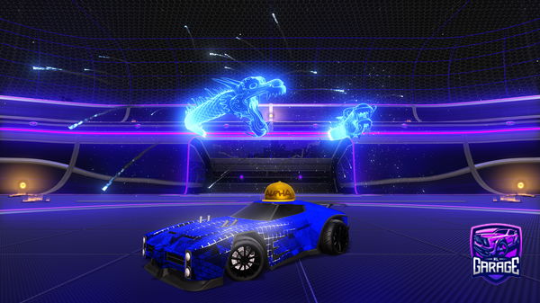 A Rocket League car design from zoko224