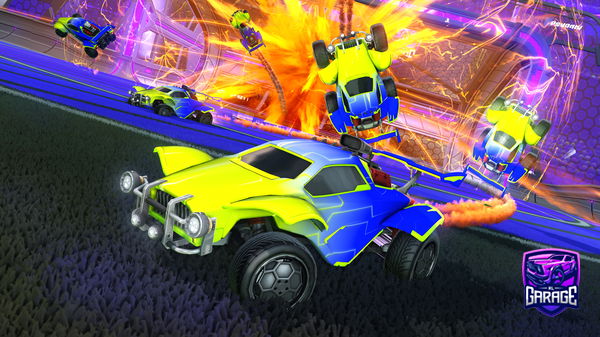A Rocket League car design from Yeetr26