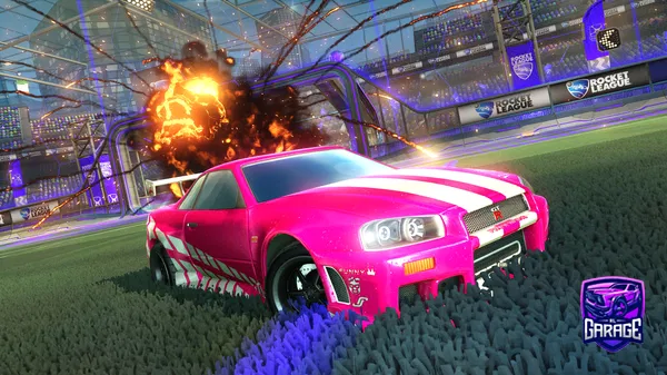 A Rocket League car design from nvw7el