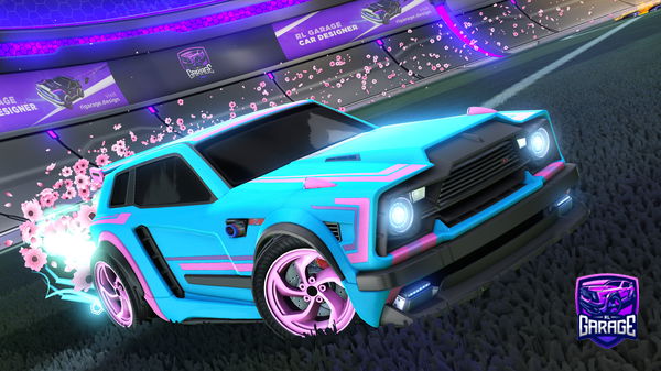 A Rocket League car design from sloppytothyy