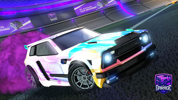 A Rocket League car design from petramacka