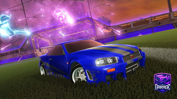 A Rocket League car design from WDSXE