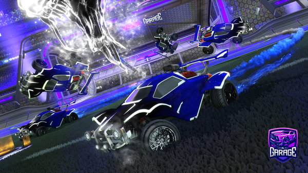 A Rocket League car design from gummiharalds