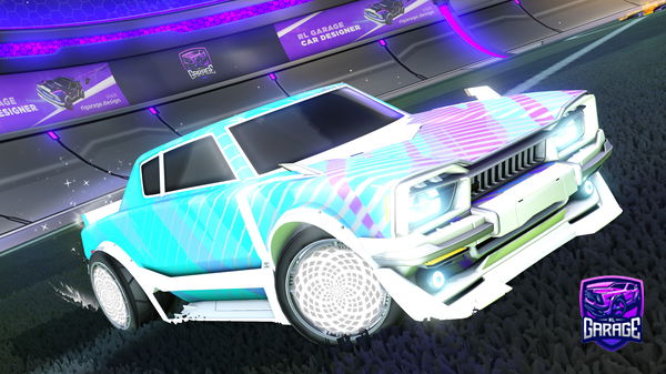 A Rocket League car design from VOID_nege09