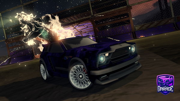 A Rocket League car design from Khamula