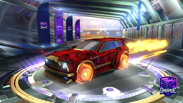 A Rocket League car design from Evrgame444