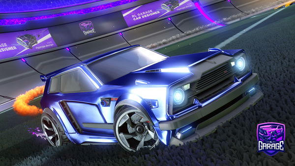 A Rocket League car design from Tensory