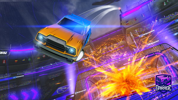 A Rocket League car design from Adrien190