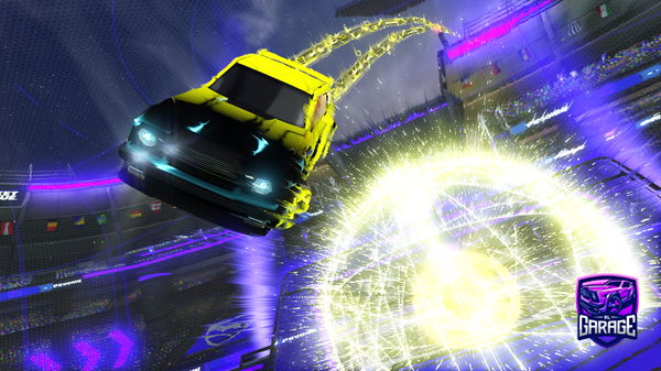 A Rocket League car design from netrunner_zero