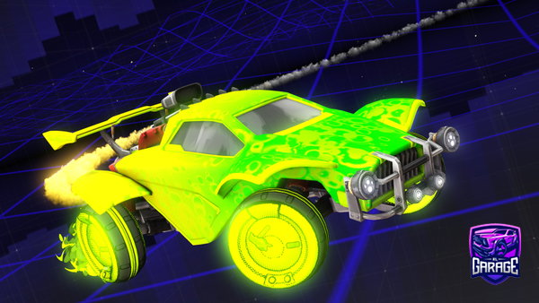 A Rocket League car design from PurpleToxix
