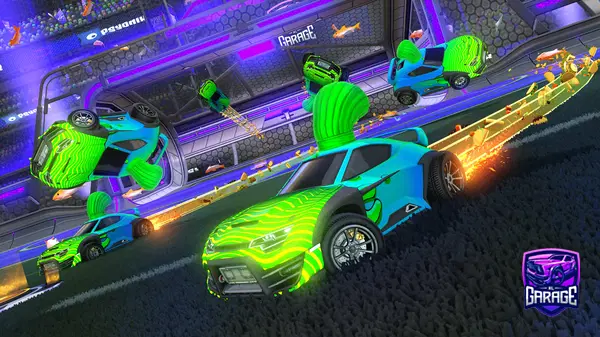 A Rocket League car design from Hexalom