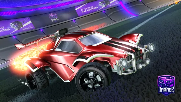 A Rocket League car design from TOXT3R