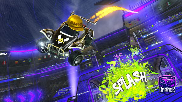 A Rocket League car design from LWG1