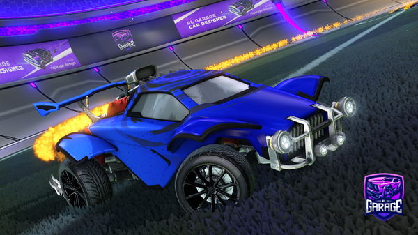 A Rocket League car design from Flixyez