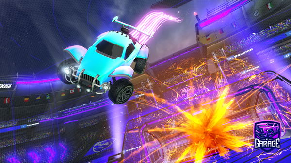 A Rocket League car design from isthatzip