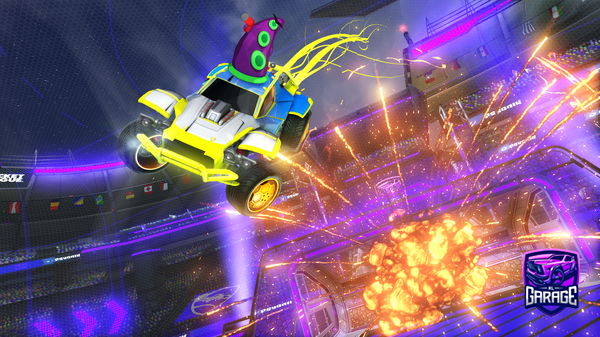 A Rocket League car design from daniracer23