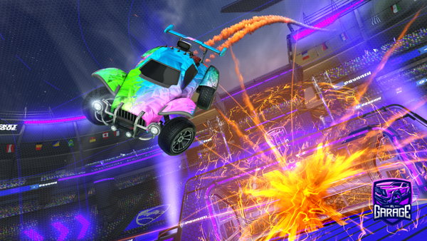 A Rocket League car design from Deku88
