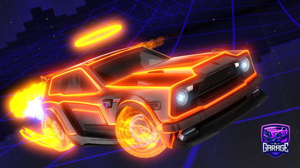 A Rocket League car design from HiRandomTV