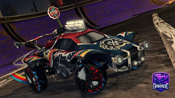 A Rocket League car design from XudiBTB2