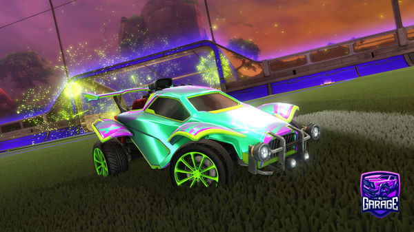 A Rocket League car design from BananBobo