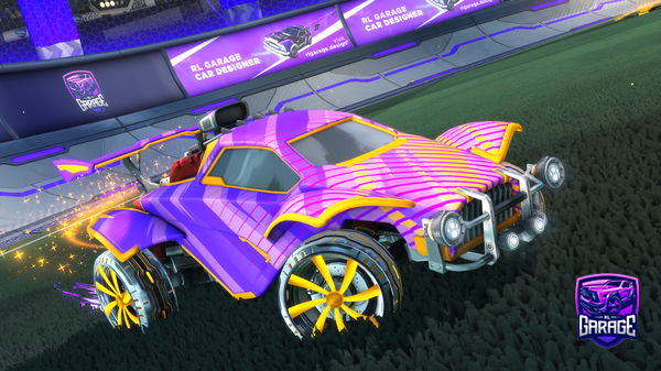 A Rocket League car design from DarkWolf_Justin7