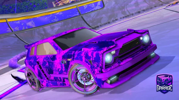 A Rocket League car design from bigboisigma