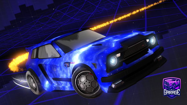 A Rocket League car design from Cat_232477