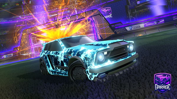 A Rocket League car design from Brushedfever40_