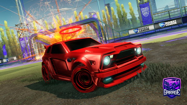 A Rocket League car design from Qwerty2007