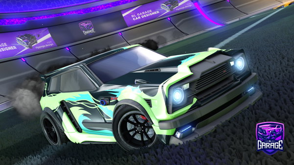 A Rocket League car design from RBLTICO