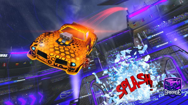 A Rocket League car design from MILOSZXVX