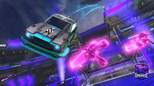 A Rocket League car design from qtJxzzy