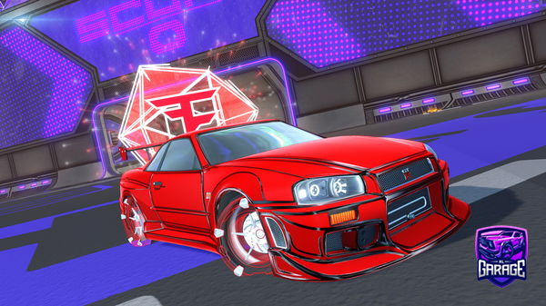 A Rocket League car design from J4red