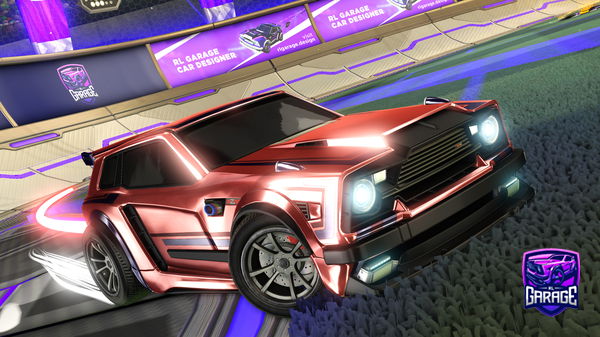 A Rocket League car design from GWsharky28