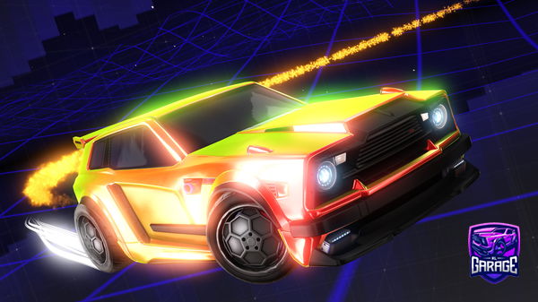 A Rocket League car design from Cosmic_Spurs