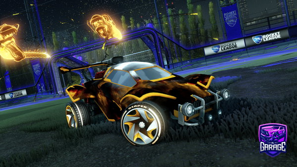 A Rocket League car design from H0TP0T