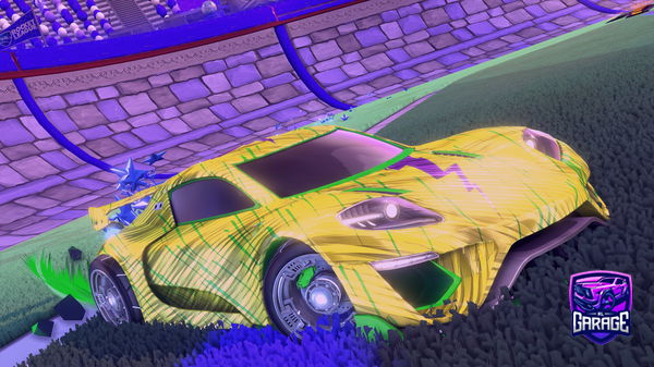 A Rocket League car design from grandmaon30fps
